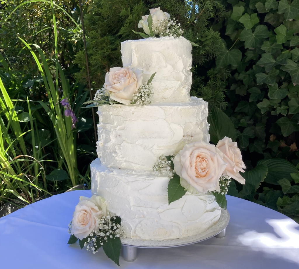 Alles für die Hochzeit Nahtlos-Hochzeitstorte verwirbelt